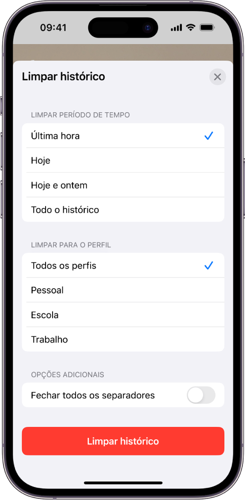 Limpar a cache no iPhone Suporte Apple PT