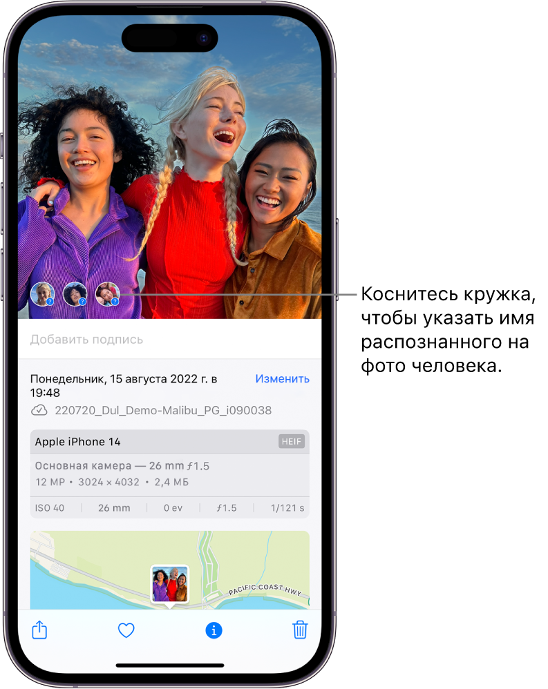 Просмотр фото и видео в приложении «Фото» на iPhone - Служба поддержки  Apple (RU)