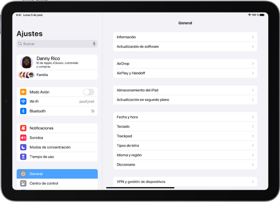Escribir con el teclado en pantalla en el iPad - Soporte técnico de Apple