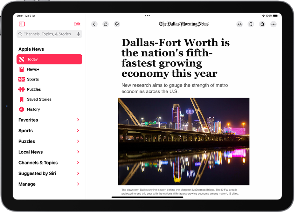 Apple news store ipad