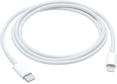 El cable d’USB‑C a Lightning.