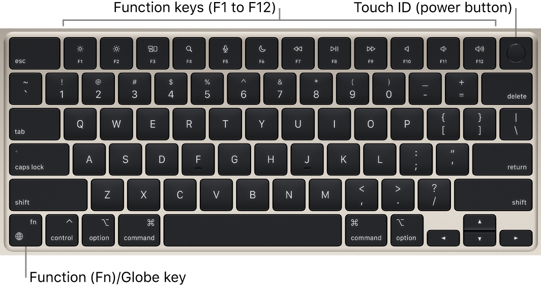 Magic Keyboard for MacBook Air - Apple Support (BW)