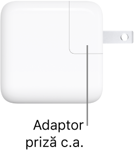 Adaptorul de alimentare USB‑C de 30 W.