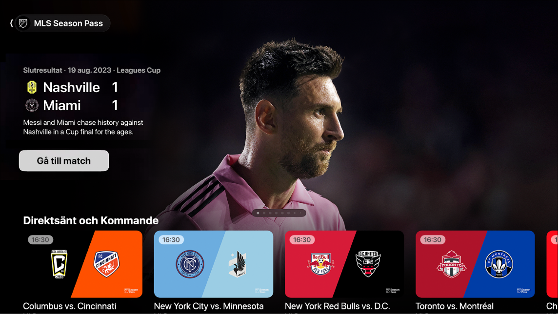 Apple tv store sports