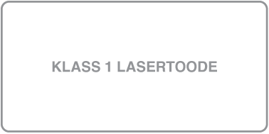 Class 1 lasertoote sümbol