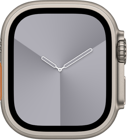 Laikrodžio ciferblatas „Gradient“: galite keisti ciferblato spalvą ir laiko skalę.