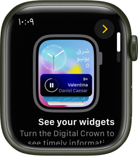تطبيق التلميحات ويظهر به تلميح على Apple Watch.