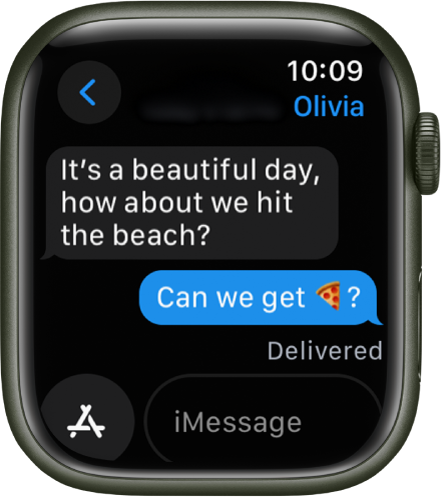 Apple watch gps store text messages