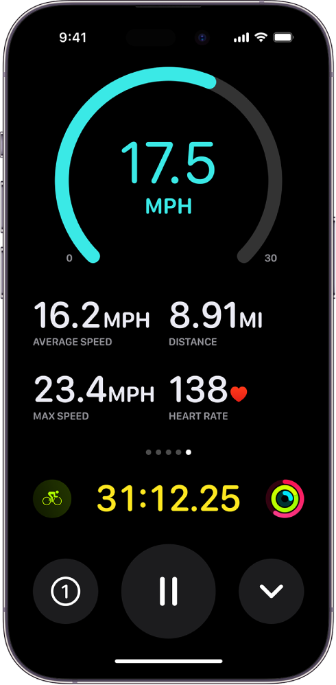 Apple health shop cycling