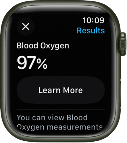 Blood oxygen store monitor watch