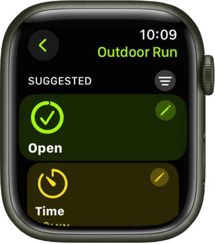 Run intervals apple hot sale watch