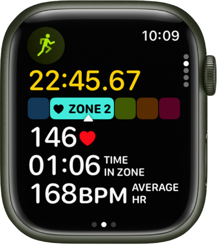 Apple watch cheap run map colors