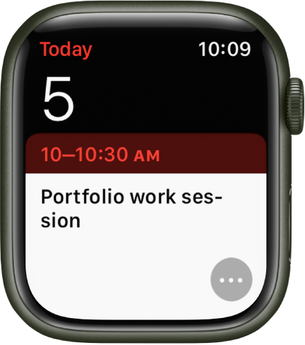 Tiny calendar cheap apple watch