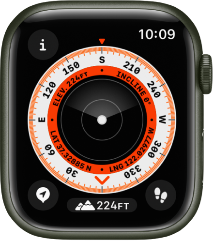 Compass on apple watch series 4 on sale