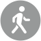 el botón “Ruta a pie”