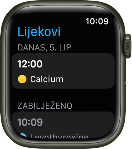 Aplikacija Lijekovi s popisom zakazanih i zabilježenih lijekova.
