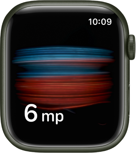 A Véroxigén app képernyője, amelyen egy folyamatban lévő mérés látható; az eszköz visszaszámol 6 másodpercről.