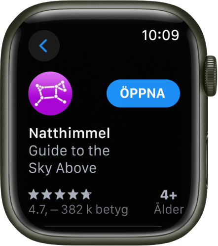 En app i App Store-appen på Apple Watch.
