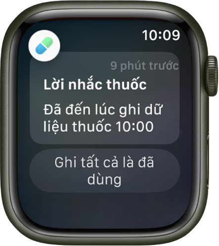 Một lời nhắc Thuốc.