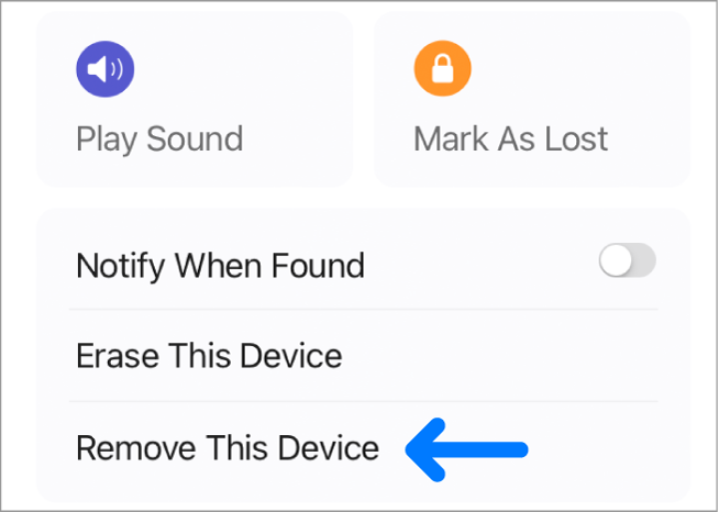 Remove a device from Find Devices on iCloud.com - Apple Support