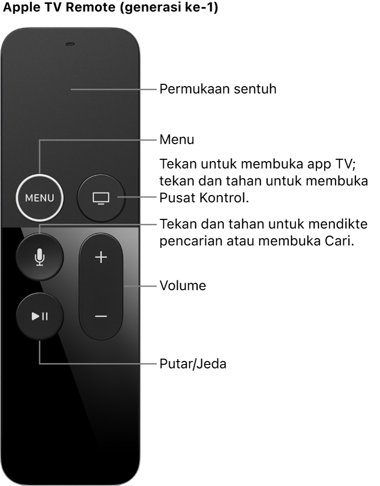 Apple TV Remote (generasi ke-1)