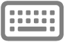 ícone de teclado