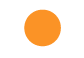 Ícone de ponto laranja