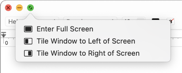 Use apps in full screen on Mac – Apple Support (AU)