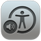 VoiceOver segédprogram ikon