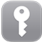 Symbol för iCloud-nyckelring