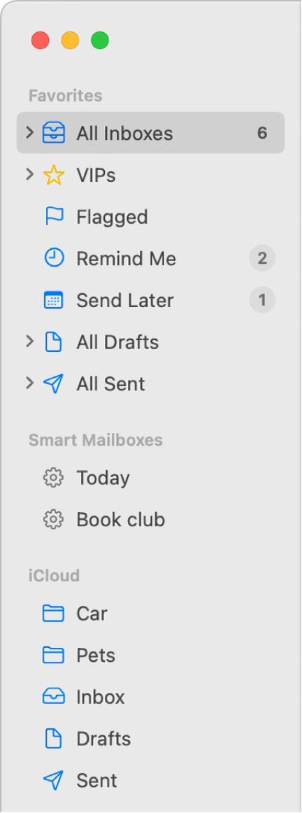 Create or delete mailboxes in Mail on Mac Apple Support MT