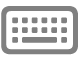 un icono de teclado