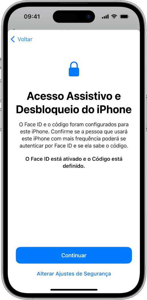 iPhone com tela solicitando à pessoa de apoio de confiança para confirmar se o usuário do dispositivo sabe qual é o código.