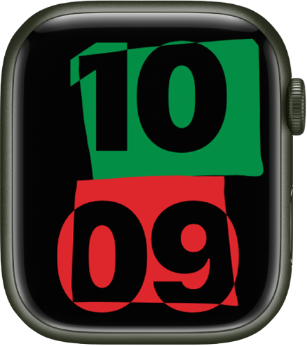 Apple watch face discount black