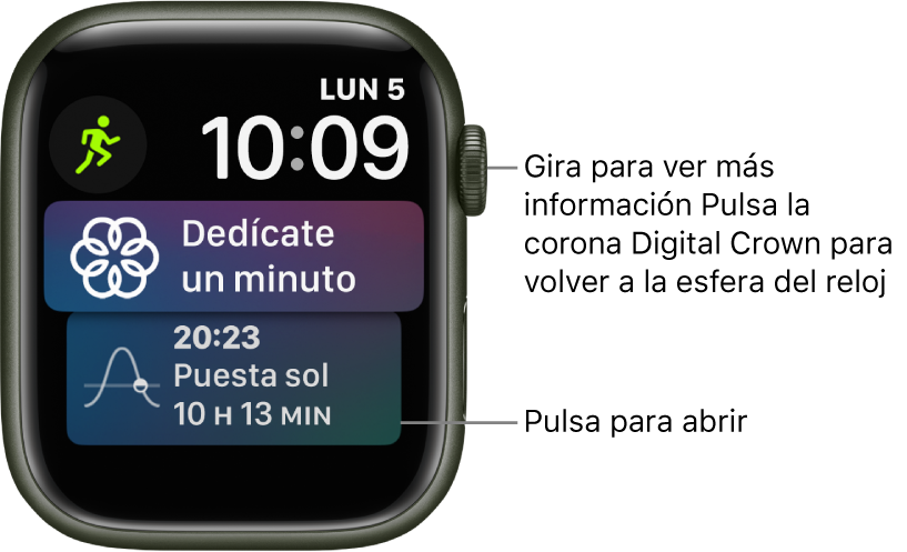 Esferas del Apple Watch y sus funciones Soporte t cnico de Apple