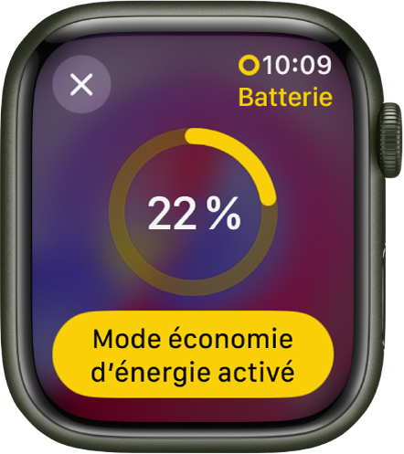 Economie batterie apple discount watch