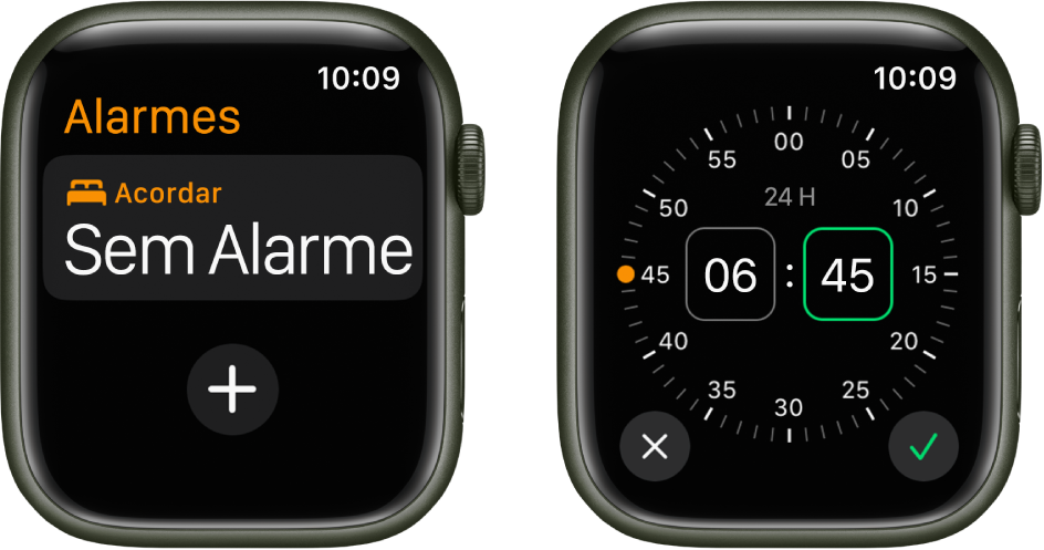 Adicione um alarme no Apple Watch Suporte da Apple BR