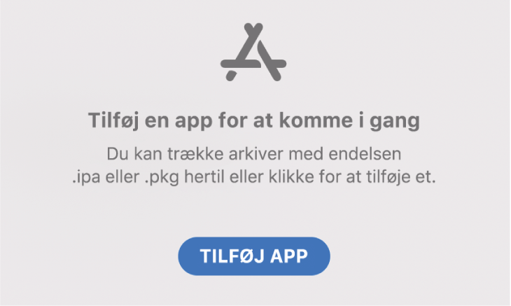 tilføj indhold for appudbydere