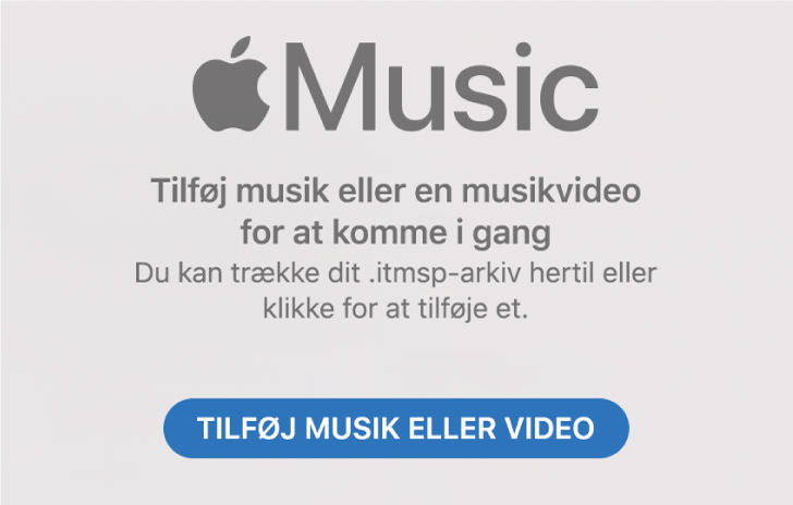 tilføj indhold for musikudbydere