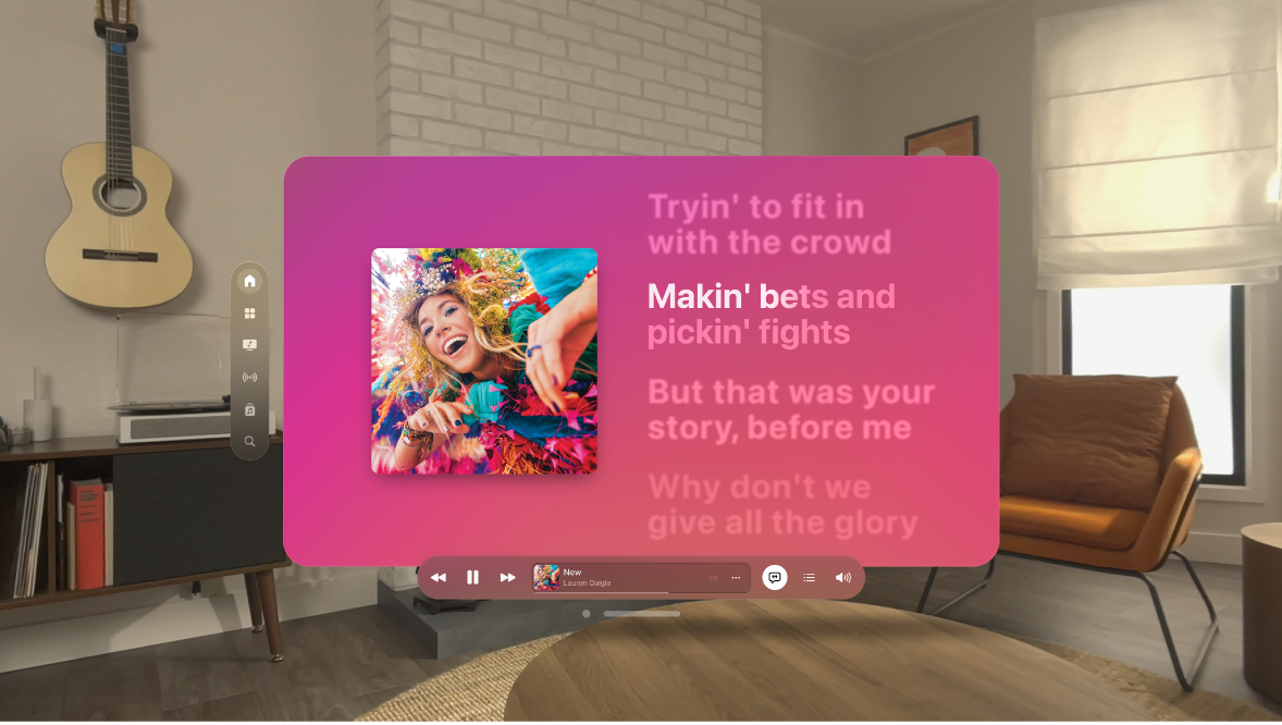 Play music on Apple Vision Pro - Apple Support