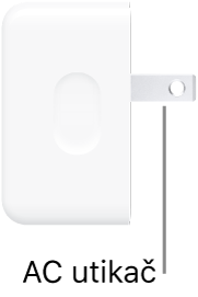 Dvostruki strujni adapter USB-C Port Compact od 35 W.