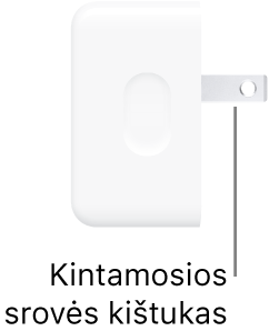 35 W dvigubas USB-C prievado kompaktiškas maitinimo adapteris.