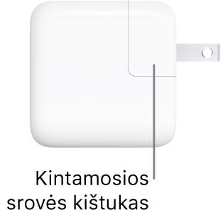 30 W USB-C maitinimo adapteris.