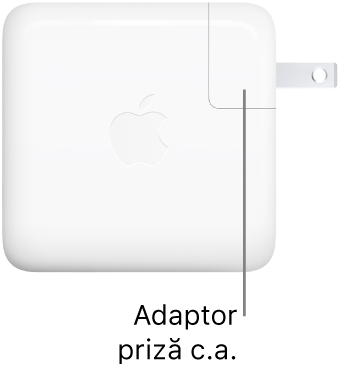 Adaptorul de alimentare USB‑C de 70 W.