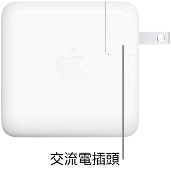 70W USB-C 電源轉接器。