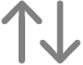 A pair of up and down arrows