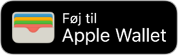 Knappen Føj til Apple Wallet.