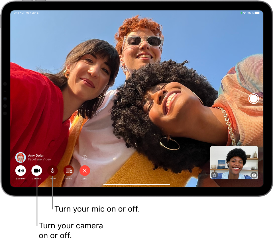 Get started with FaceTime on iPad - Apple Support (OM)