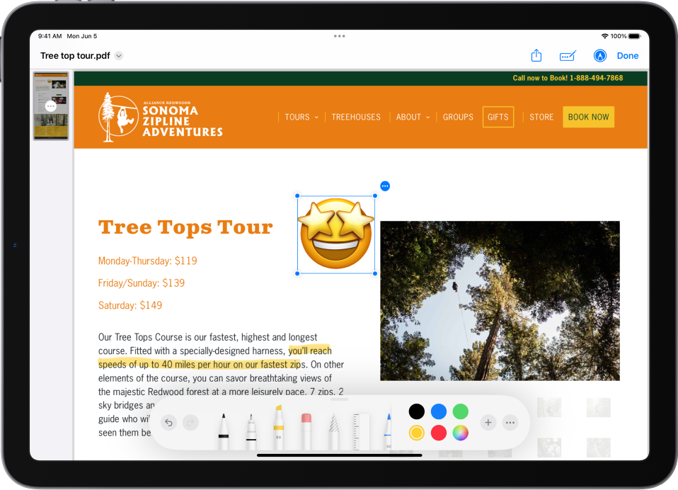 Annotate and save a webpage as a PDF in Safari on iPad – Apple Support (MY)