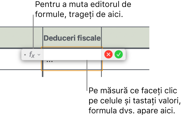 Editorul de formule.